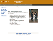 Tablet Screenshot of 1stfinancialassociates.com